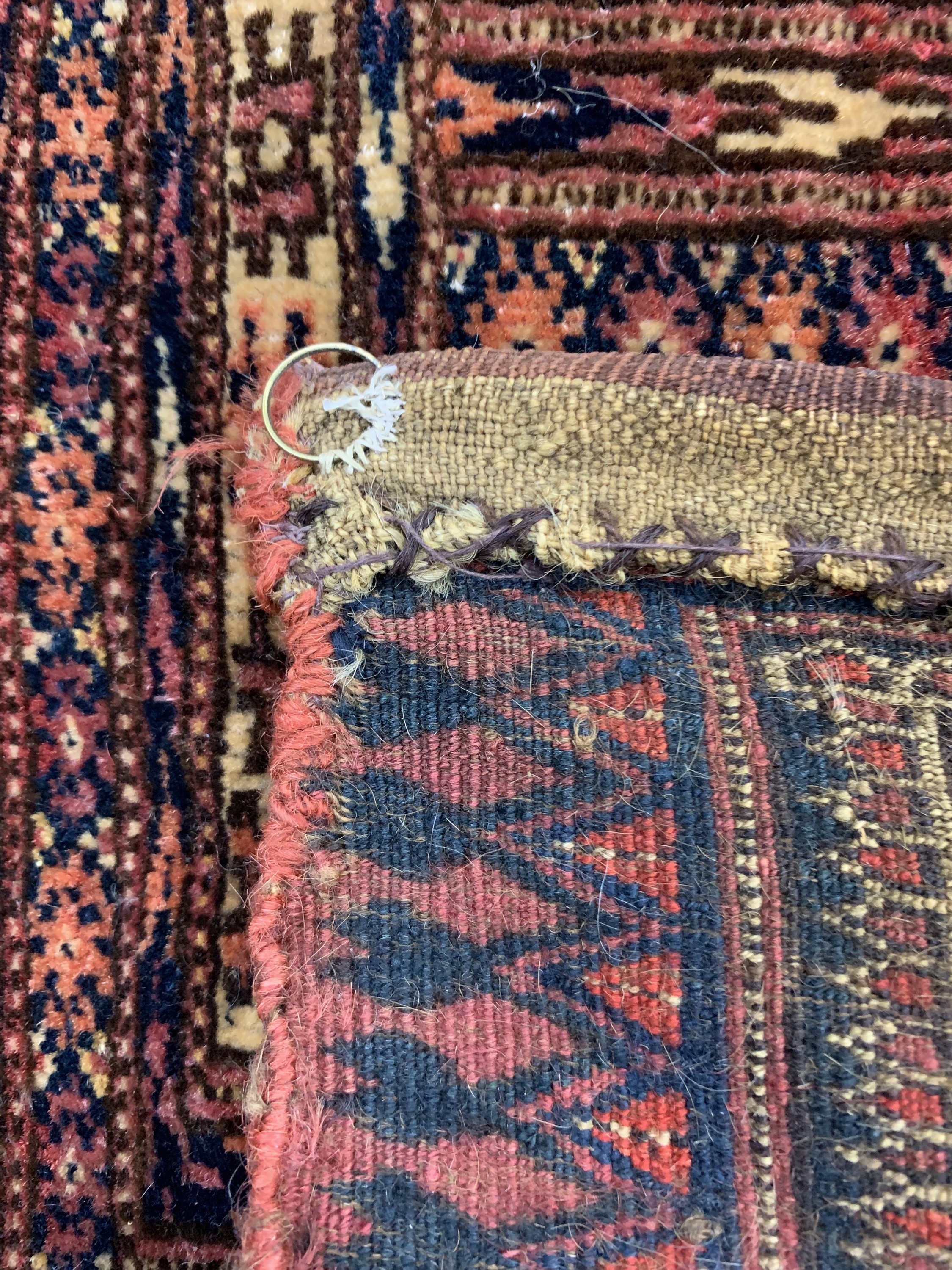 Detail i: 3 Lots antiker Torba, Turkmenistan, 19.Jhd,Wolle auf Wolle, ca. 117 x 37 cm, eine mit Mottenfra?, EHZ: 2