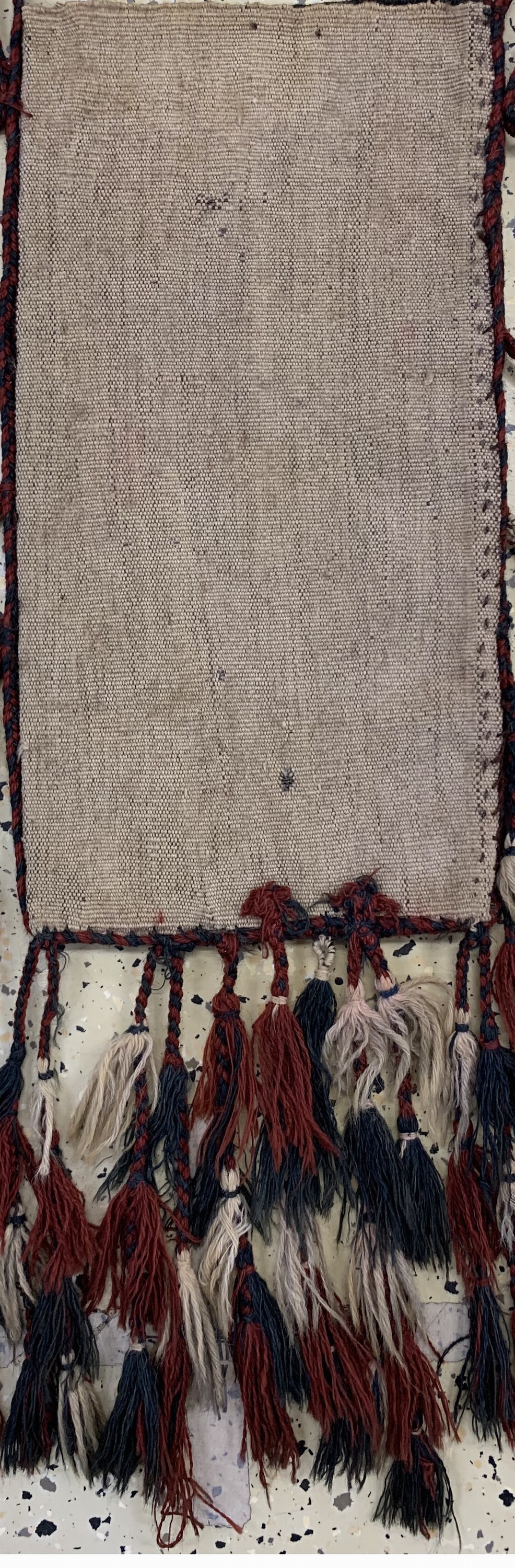 Detail c: Antiker Yomud"Spindeltasche", Turkmenistan,19.Jhd, Wolle auf Wolle, ca. 49 x 26 cm, EHZ: 2-3