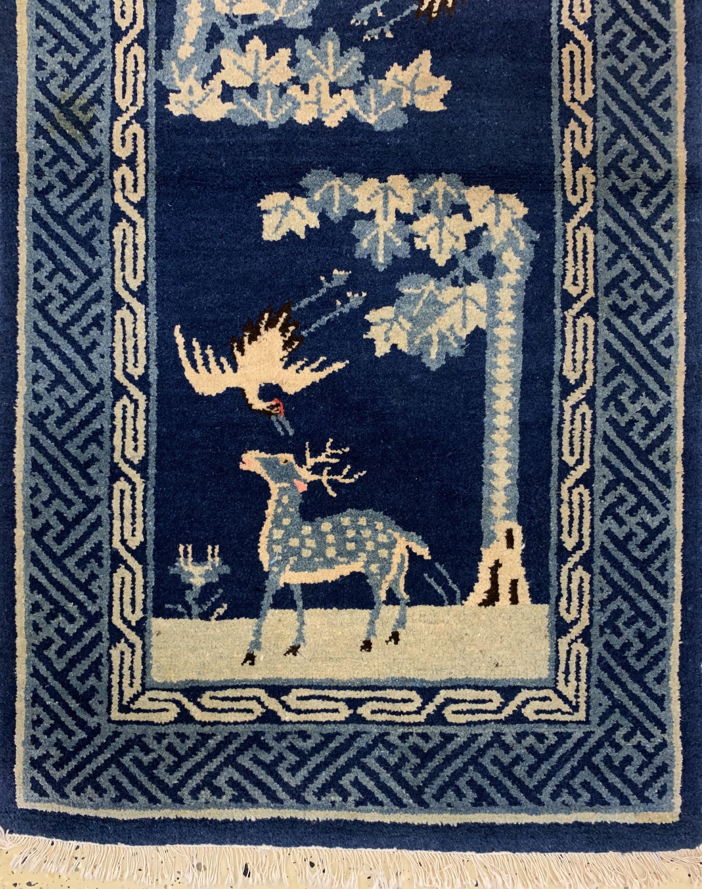 Detail a: Pao Tow antik, China, um 1900, Wolle auf Baumwolle, ca. 130 x 66 cm, EHZ: 2