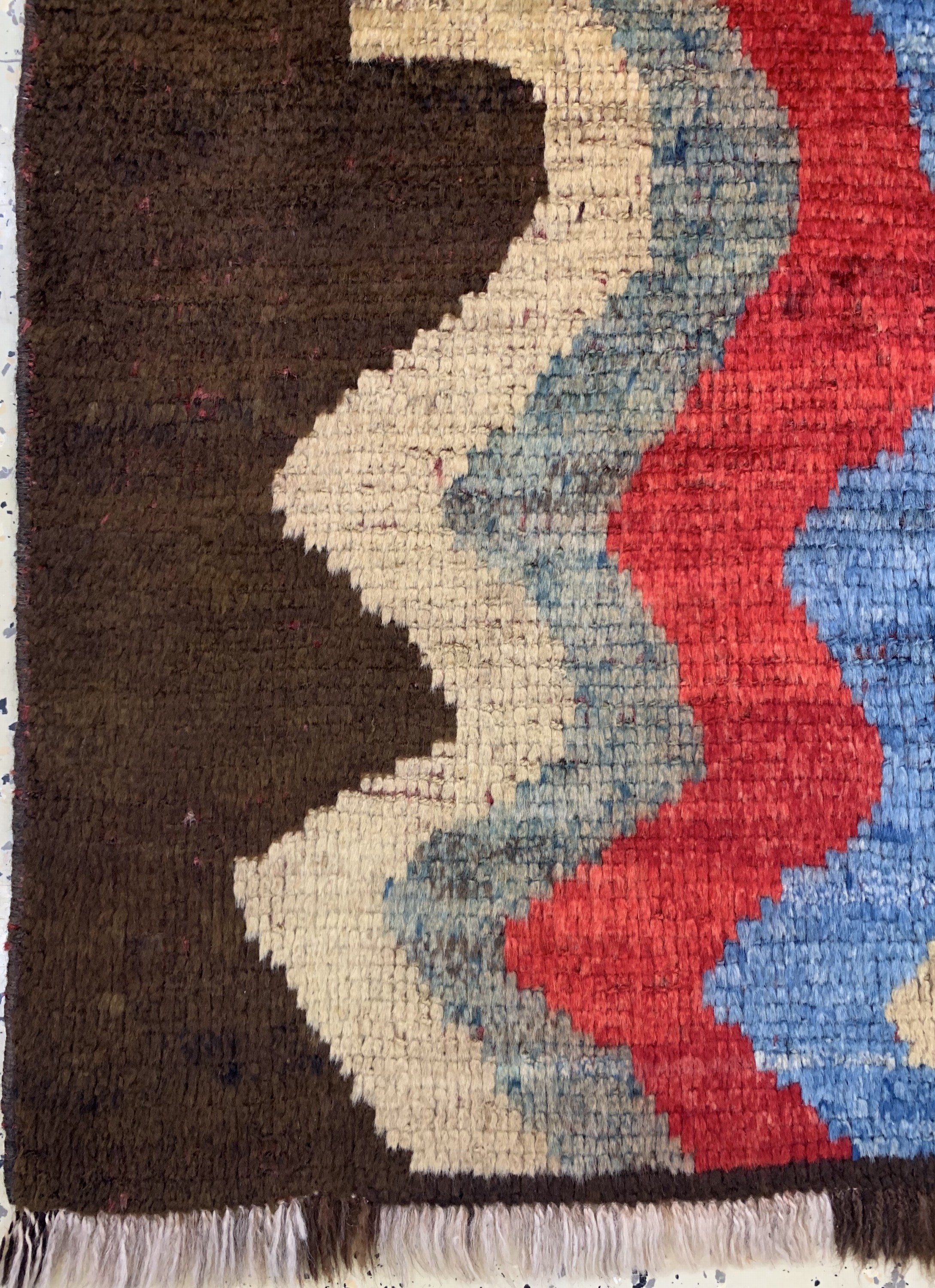 Detail b: Louri Gabbeh antik, Persien, 19.Jhd, Wolle auf Wolle, ca. 143 x 93 cm, EHZ: 2-3