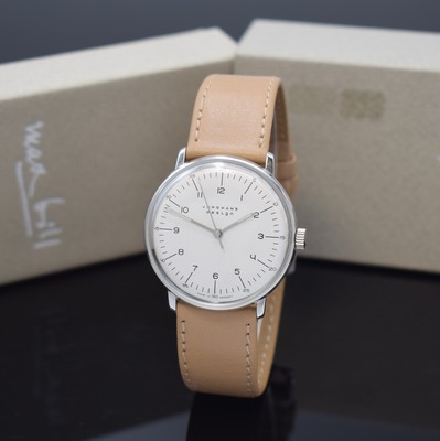 Image JUNGHANS Max Bill design-wristwatch in steel reference 27.3701 001, Germany / Switzerland ...