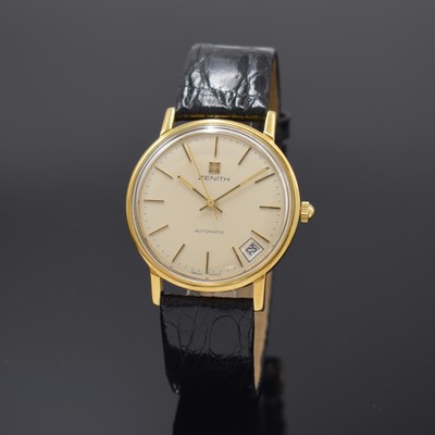 Image ZENITH Herrenarmbanduhr in GG 750/000 Referenz 30.0320.380, Automatik, Schweiz um 1970, ...