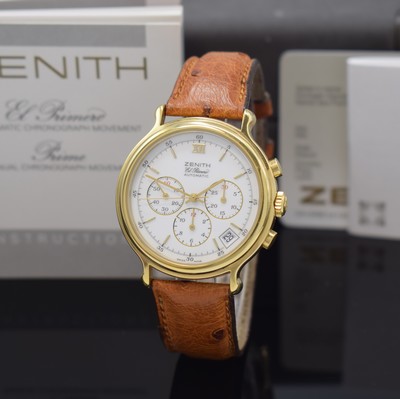 Image ZENITH El Primero intermediate wheel chronograph reference 20.0143.400, Switzerland ...