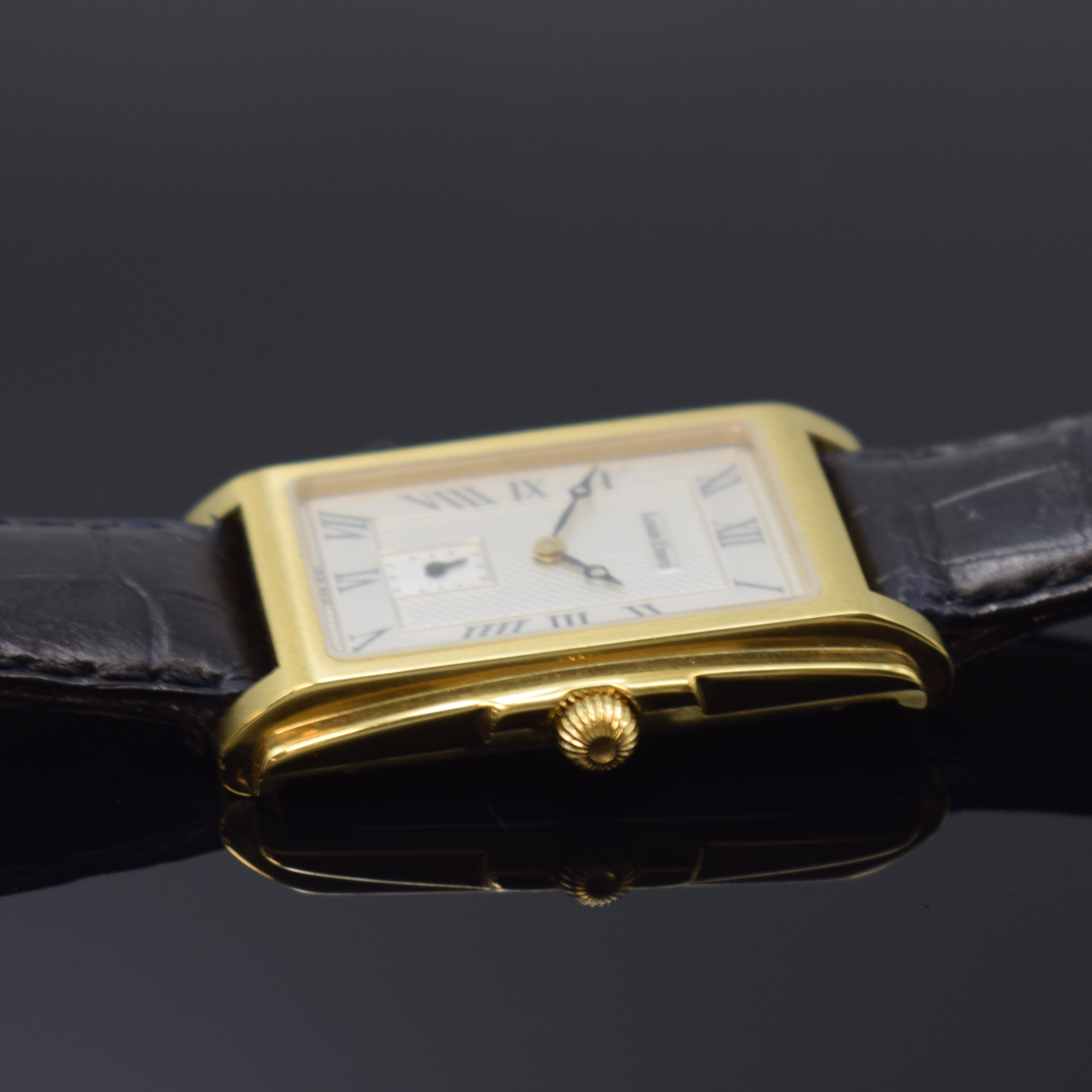 Detail f: Konvolut: 5 vergoldete Armbanduhren, 4 x Automatik, 1.) Aristo mit Tag und Datum, Boden aufgedr., 25 St., Kal. PUW 1564, D. ca. 36 mm, 2.) EZA mit ...