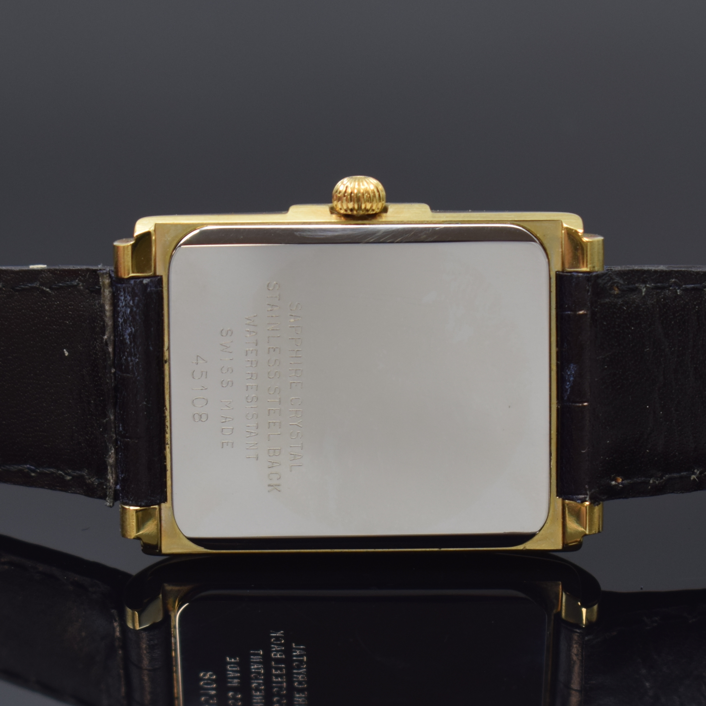Detail g: Konvolut: 5 vergoldete Armbanduhren, 4 x Automatik, 1.) Aristo mit Tag und Datum, Boden aufgedr., 25 St., Kal. PUW 1564, D. ca. 36 mm, 2.) EZA mit ...
