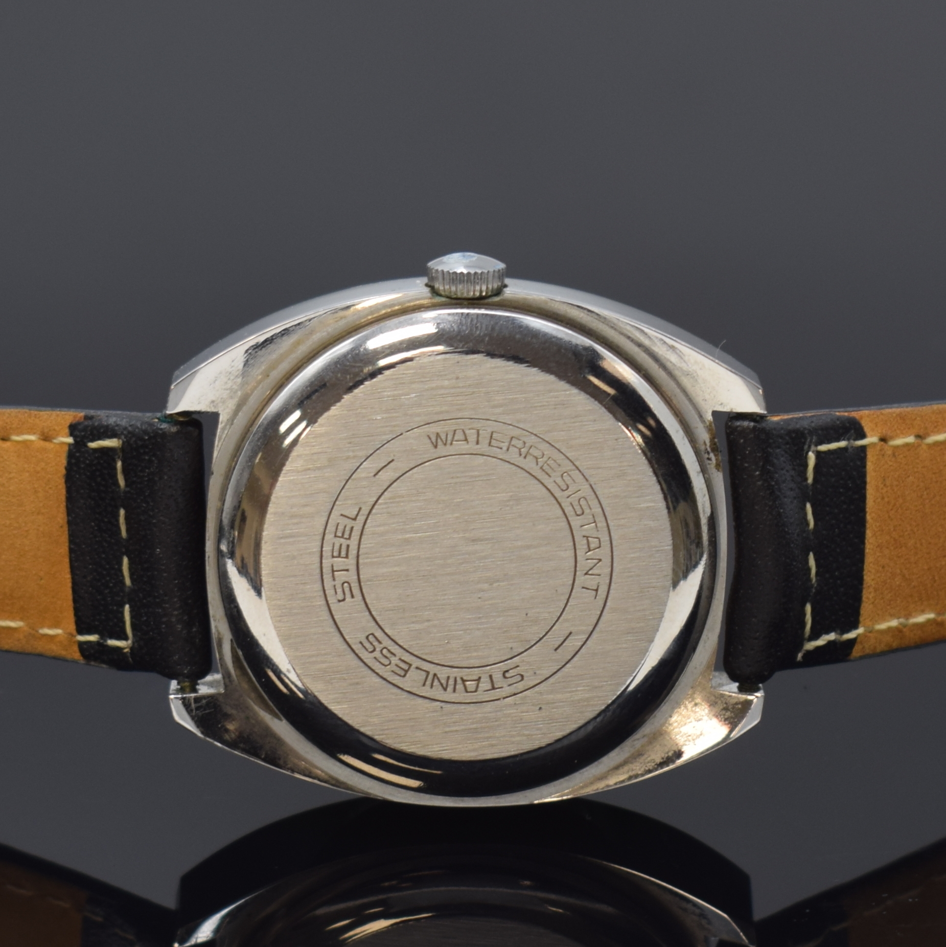 Detail f: Konvolut: 6 Armbanduhren, alle Automatik, 4 x Edelstahl, 2 x verchromt, 1.) Juvenia mit Datum, Referenz 9062R, blaues Zifferbl., Boden verschr., ...