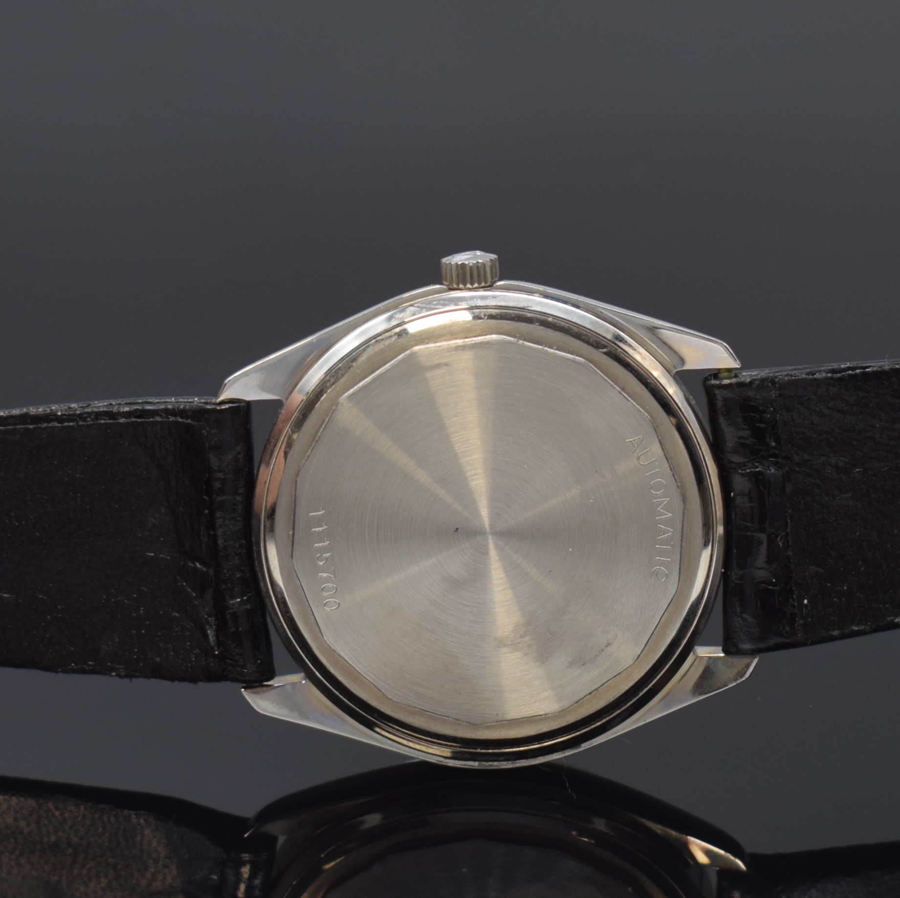Detail h: Konvolut: 6 Armbanduhren, alle Automatik, 4 x Edelstahl, 2 x verchromt, 1.) Juvenia mit Datum, Referenz 9062R, blaues Zifferbl., Boden verschr., ...