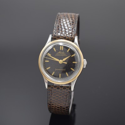 Image MIDO Multifort Powerwind Herrenarmbanduhr, Schweiz um 1958, Edelstahlgeh., Boden ...