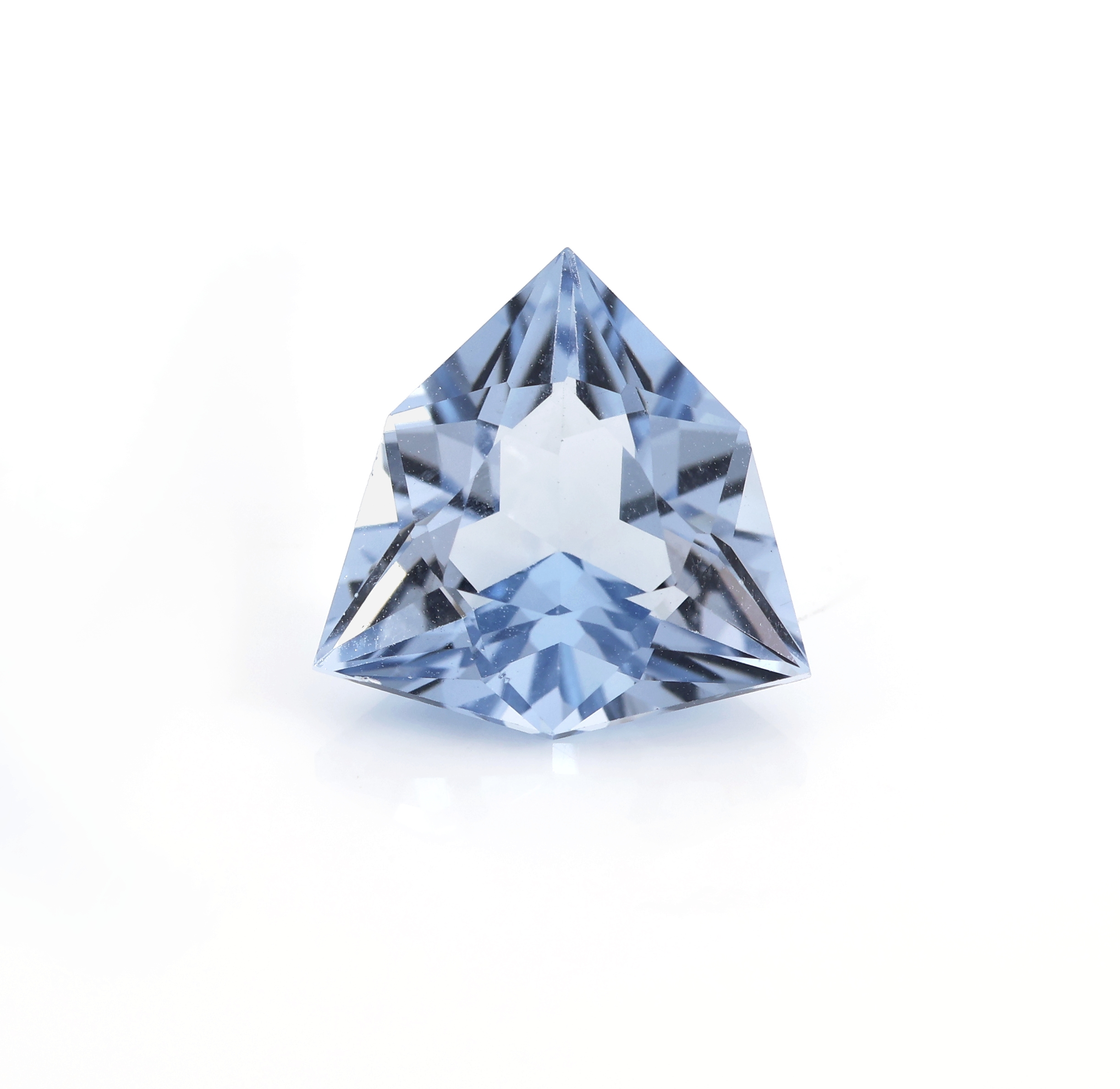 Detail a: Lot 2 lose Aquamarine zus. ca. 7.4 ct, Trillantschliff, schöne Farbe