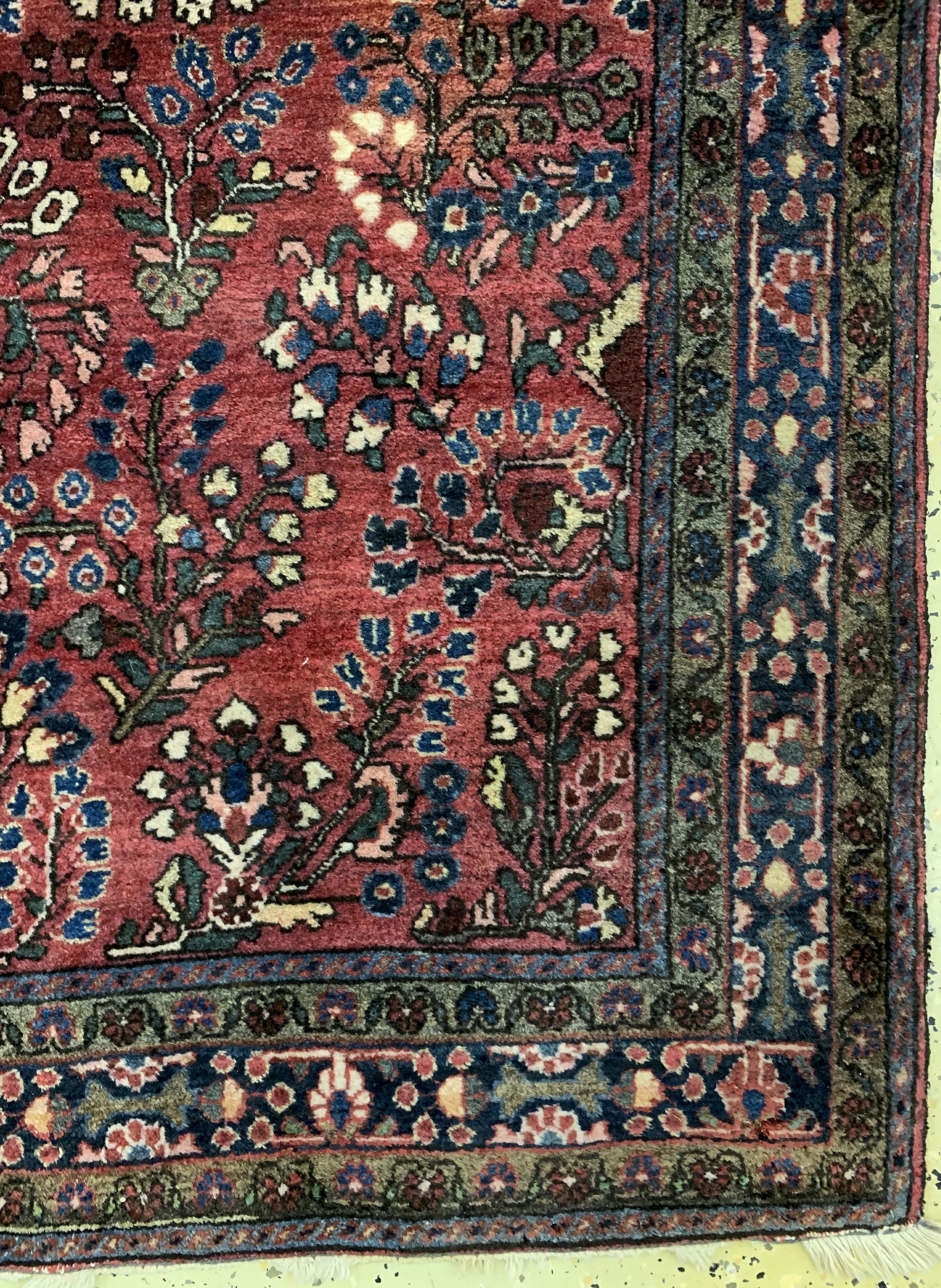 Detail a: Us Re-Import Sarogh antik, Persien, um 1900, Wolle auf Baumwolle, ca. 150 x 103 cm, EHZ: 2