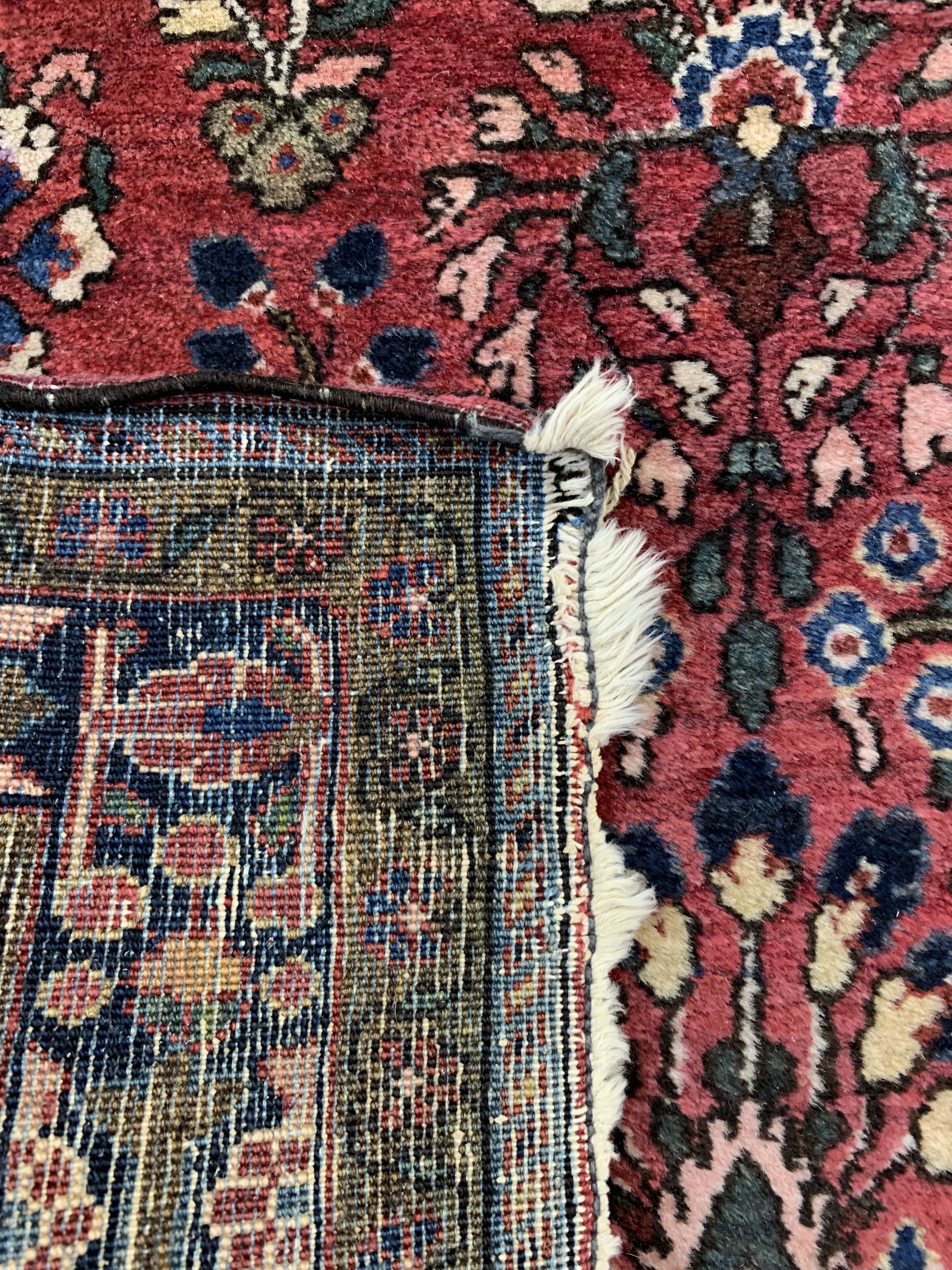 Detail f: Us Re-Import Sarogh antik, Persien, um 1900, Wolle auf Baumwolle, ca. 150 x 103 cm, EHZ: 2