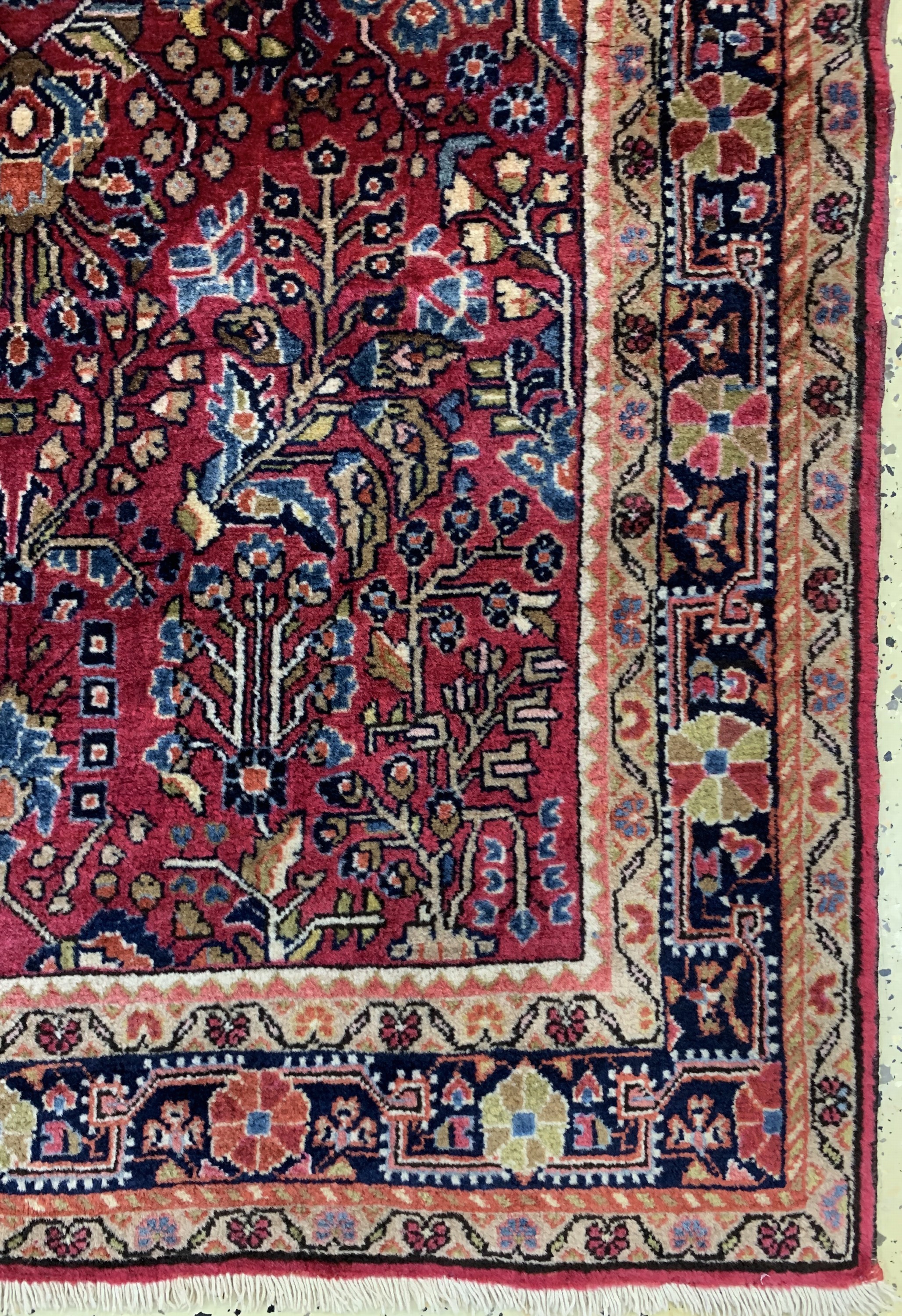 Detail a: Sarogh alt, Persien, Anfang 20.Jhd, Wolle auf Baumwolle, ca. 150 x 105 cm, EHZ: 2