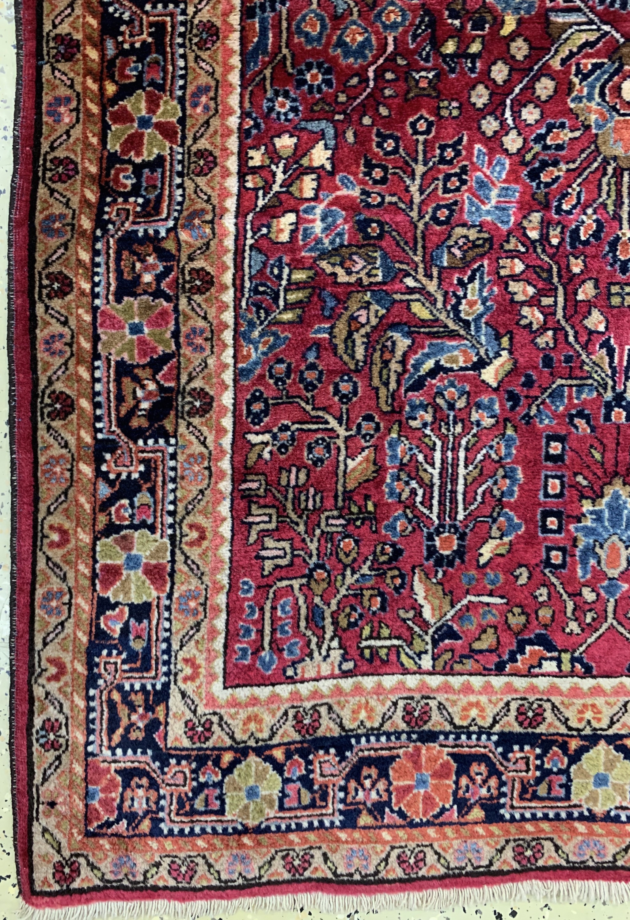 Detail b: Sarogh alt, Persien, Anfang 20.Jhd, Wolle auf Baumwolle, ca. 150 x 105 cm, EHZ: 2