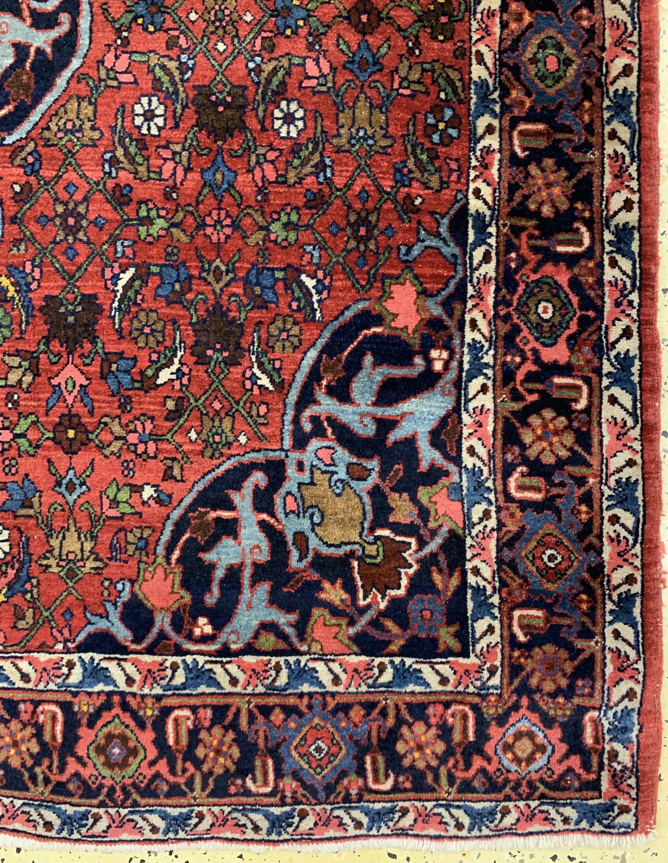Detail a: Bidjar alt, Persien, Anfang 20.Jhd, Wolle auf Baumwolle, ca. 210 x 145 cm, EHZ: 2