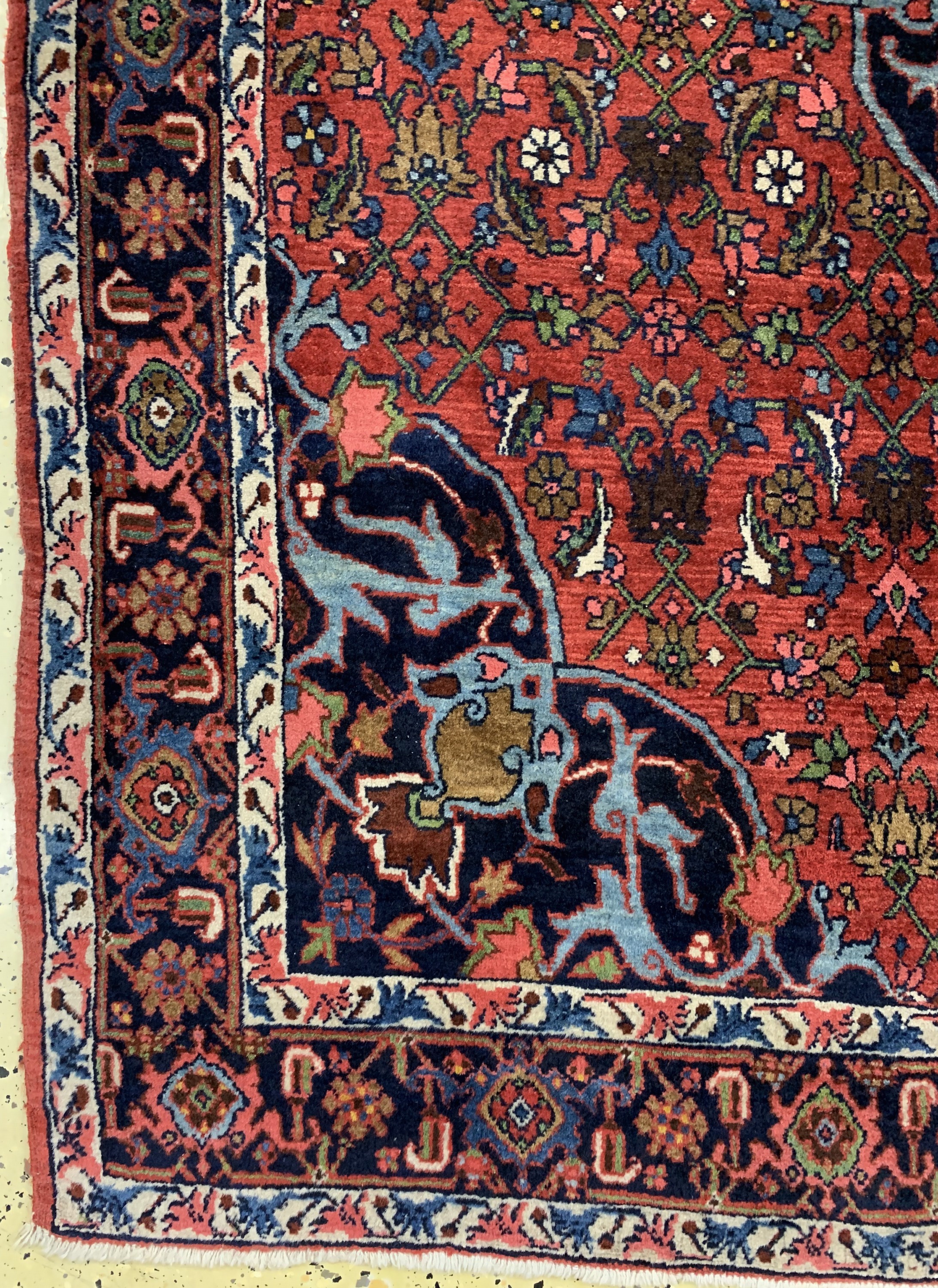 Detail b: Bidjar alt, Persien, Anfang 20.Jhd, Wolle auf Baumwolle, ca. 210 x 145 cm, EHZ: 2