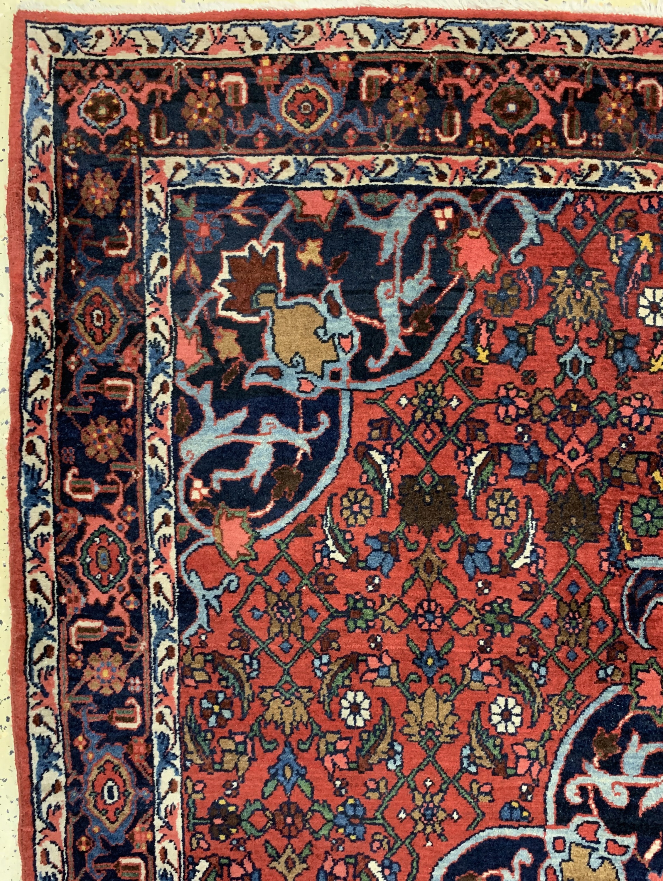 Detail d: Bidjar alt, Persien, Anfang 20.Jhd, Wolle auf Baumwolle, ca. 210 x 145 cm, EHZ: 2