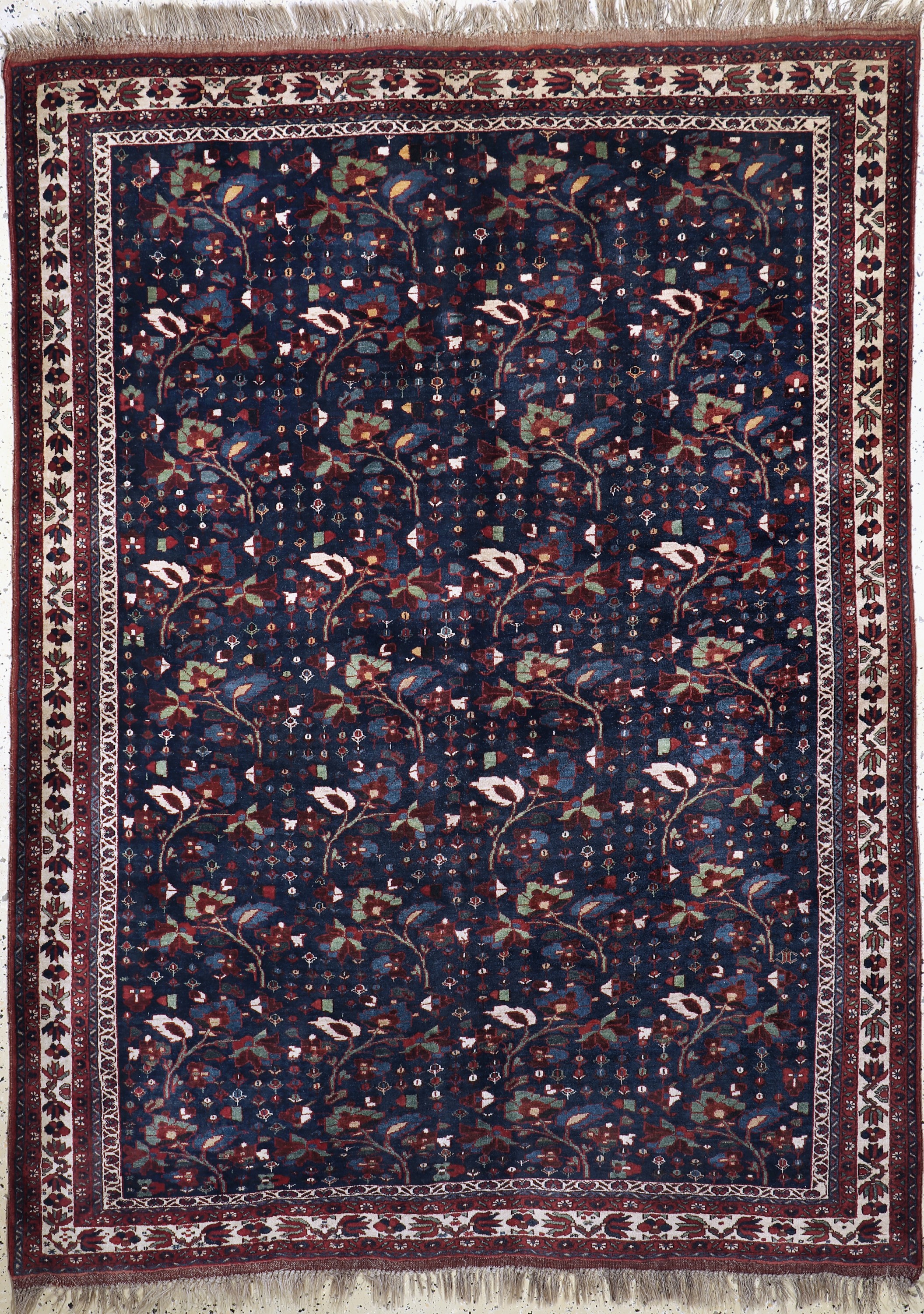 Ghaschgai-Kaschkuli fein, Persien, Mitte 20.Jhd, Wolle auf Wolle, ca. 240 x 180 cm, EHZ: 2