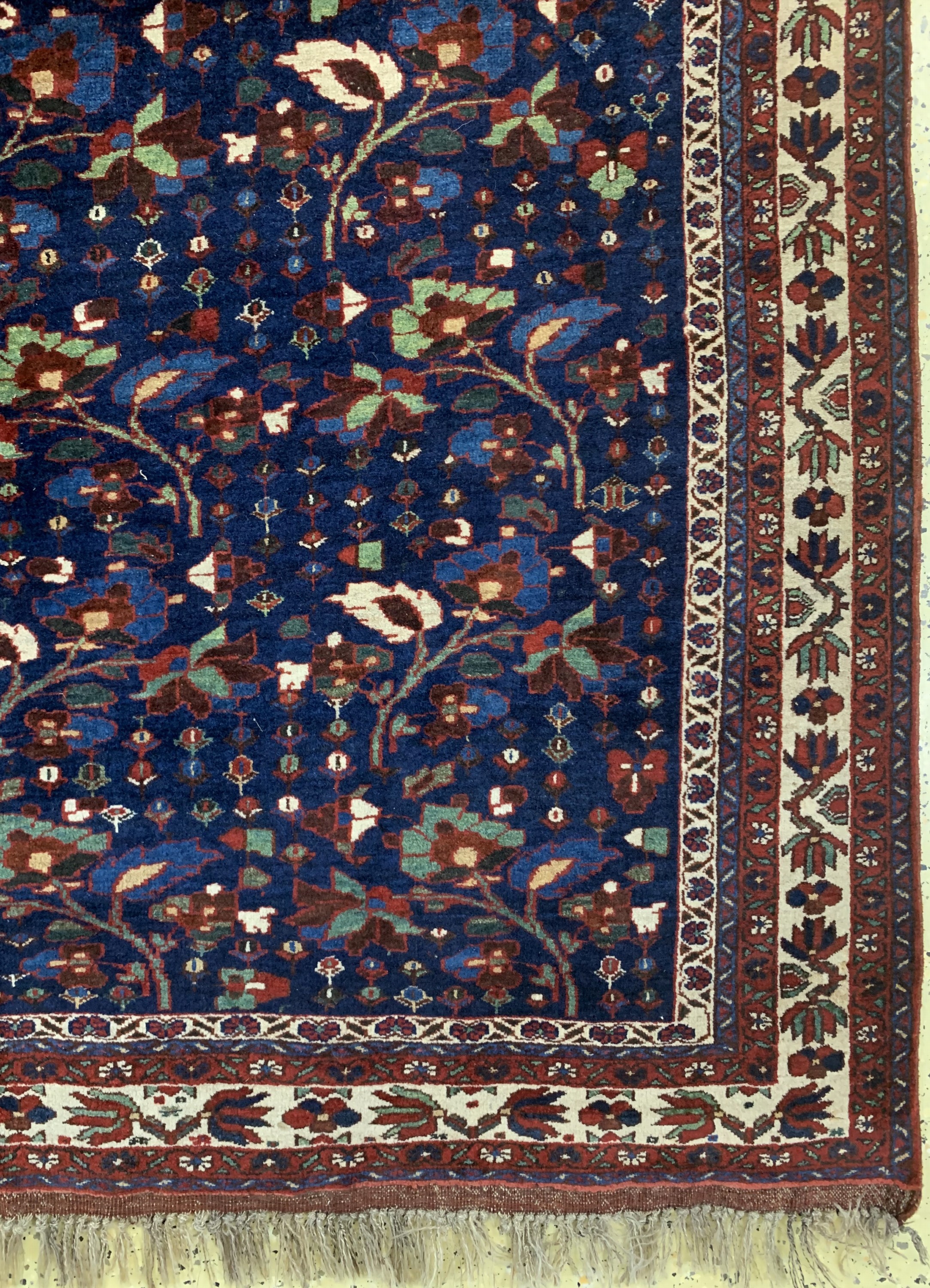 Detail a: Ghaschgai-Kaschkuli fein, Persien, Mitte 20.Jhd, Wolle auf Wolle, ca. 240 x 180 cm, EHZ: 2
