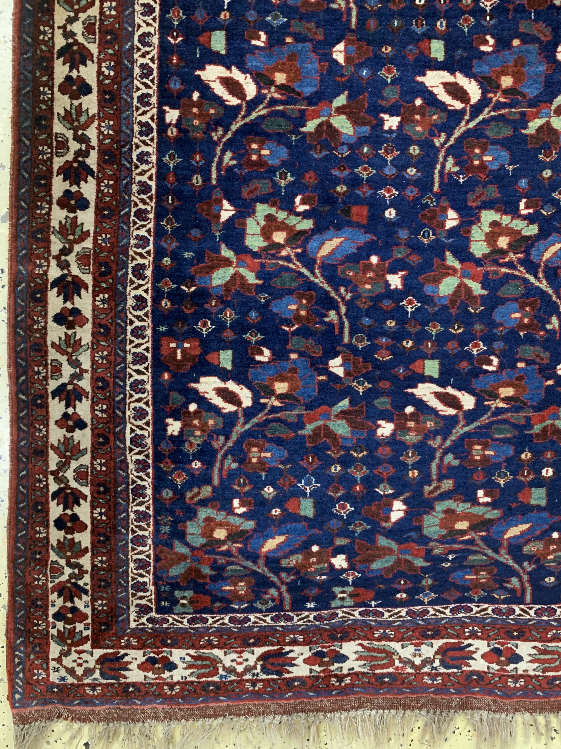 Detail b: Ghaschgai-Kaschkuli fein, Persien, Mitte 20.Jhd, Wolle auf Wolle, ca. 240 x 180 cm, EHZ: 2