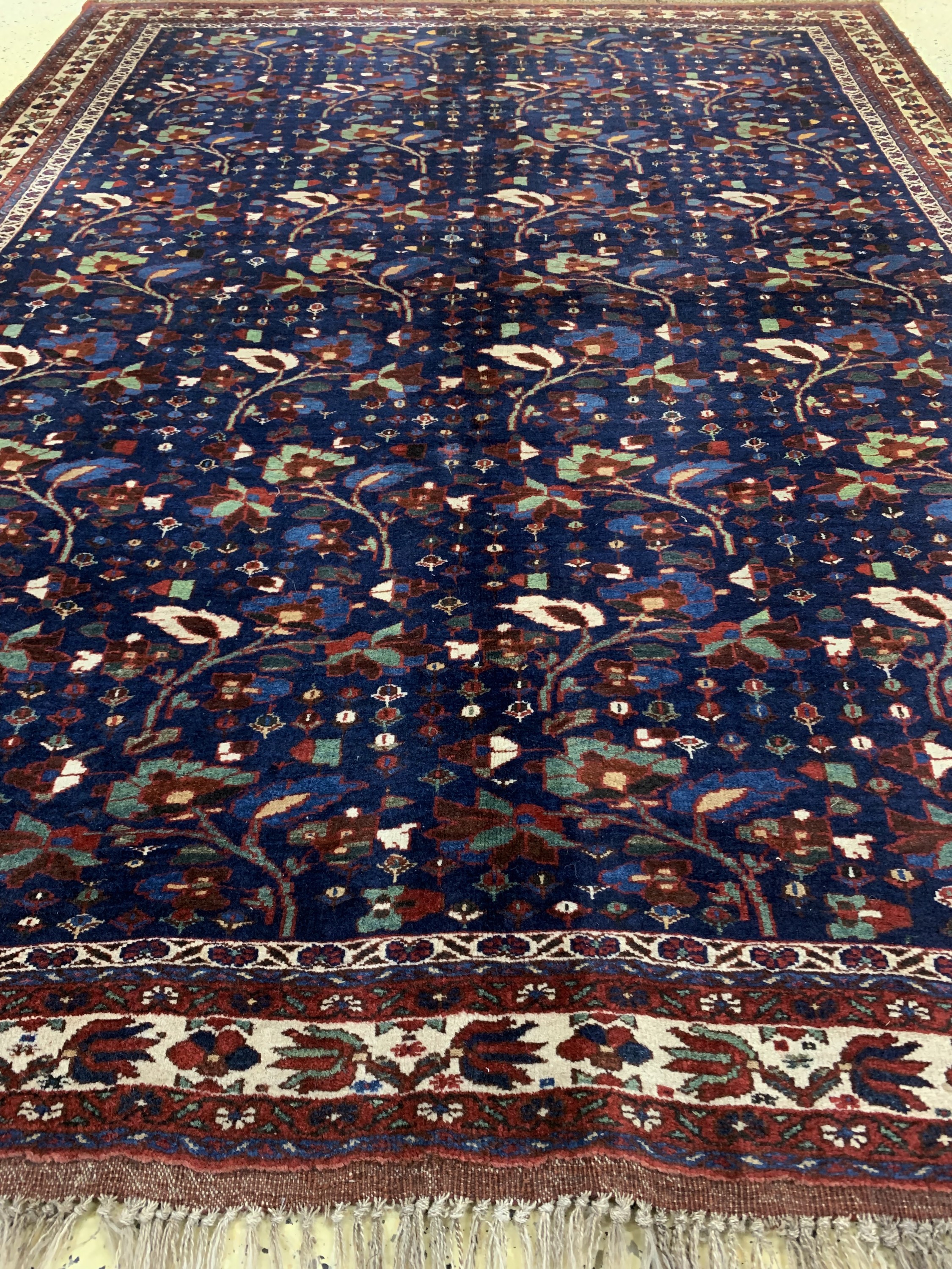 Detail e: Ghaschgai-Kaschkuli fein, Persien, Mitte 20.Jhd, Wolle auf Wolle, ca. 240 x 180 cm, EHZ: 2