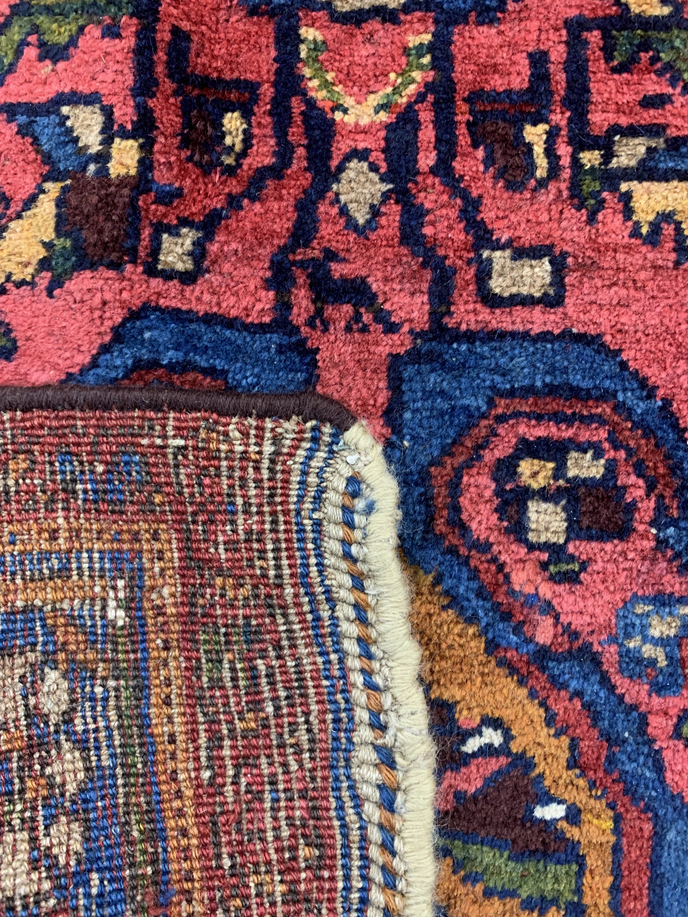 Detail g: Antiker Bidjar, Persien, um 1900, Wolle aufWolle, ca. 230 x 130 cm, EHZ: 2