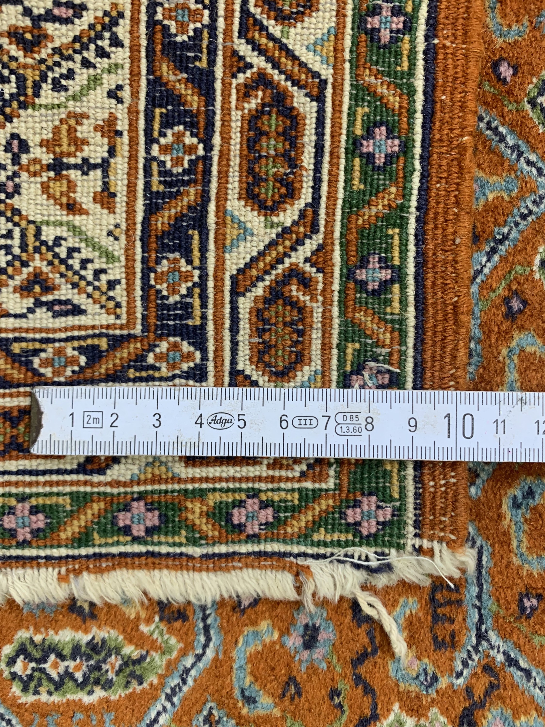 Detail f: Ghom Kork fein, Persien, Anfang 20.Jhd, Korkwolle auf Baumwolle, ca. 180 x 120 cm, ca.500.000 Kn/qm, EHZ: 2