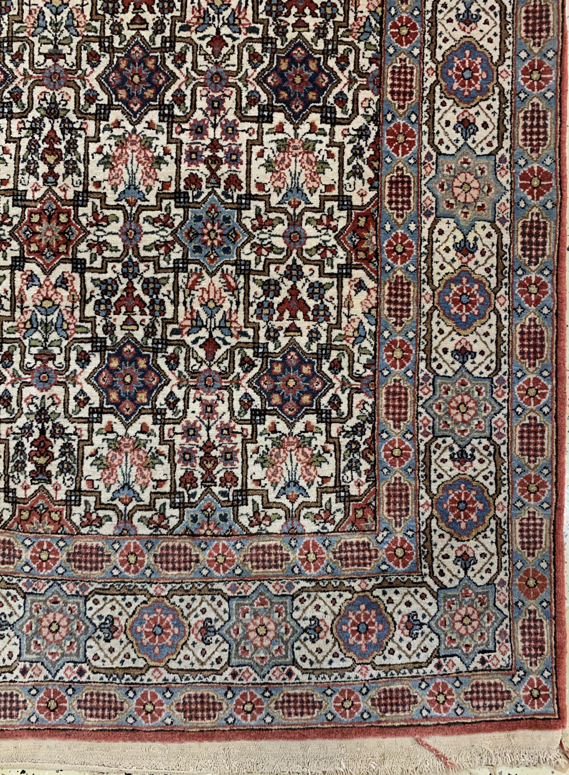 Detail a: Ghom Kork, Persien, Mitte 20.Jhd, Korkwolleauf Baumwolle, ca. 214 x 140 cm, EHZ: 2