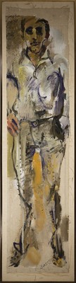 Image 26833770 - Rudi Baerwind, 1910-1982 Mannheim, Porträt des Auftraggebers, Ganzfigur in ...