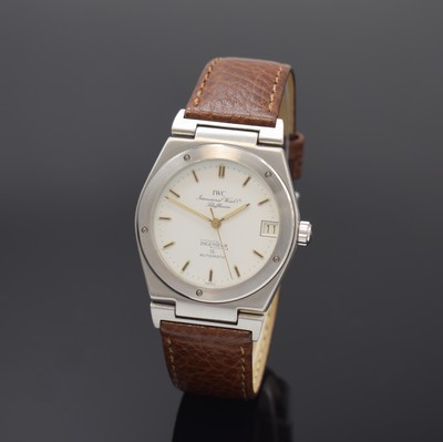 Image IWC Ingenieur SL gents wristwatch in steel reference 3505, Switzerland 1980´s, self ...