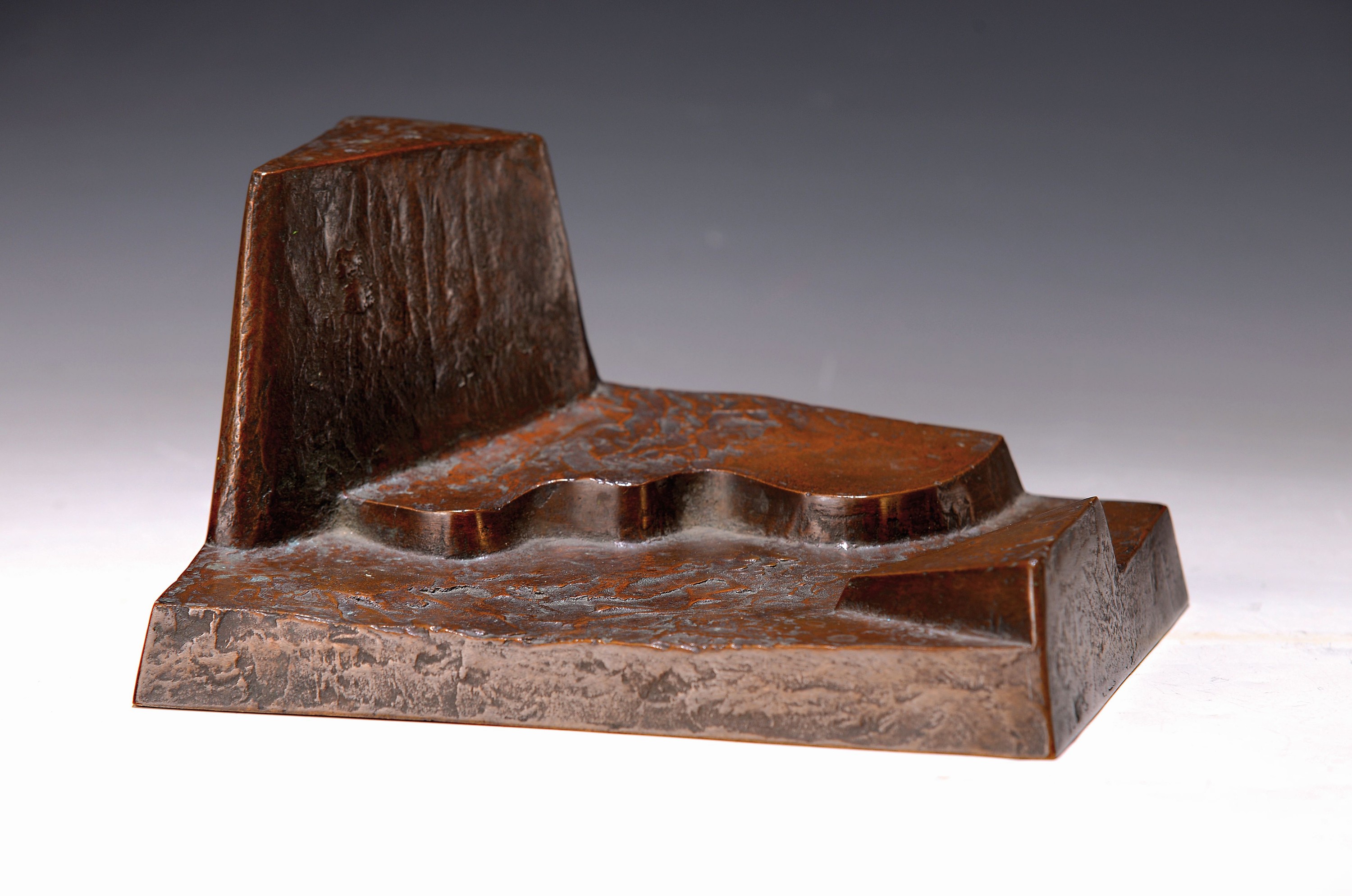 Maximilan Hutlett, 1933 Zweibrücken - 201 Weckenheim, Bronzeskulptur, Seestück I, 1983, auf dem Sockel signiert, num. 3/10, Guss Zimmer Celle, 10 x ...