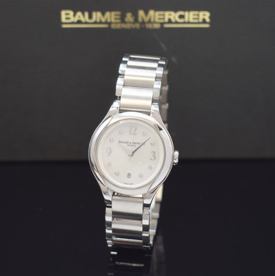 Image BAUME & MERCIER ladies wristwatch Ilea reference 65614, quartz, stainless steel case ...