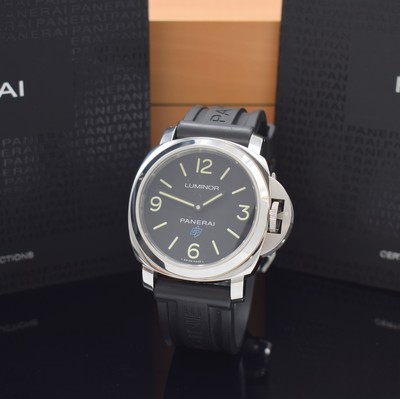 Image PANERAI gents wristwatch Luminor Base logo reference PAM00774, manual winding, solid ...