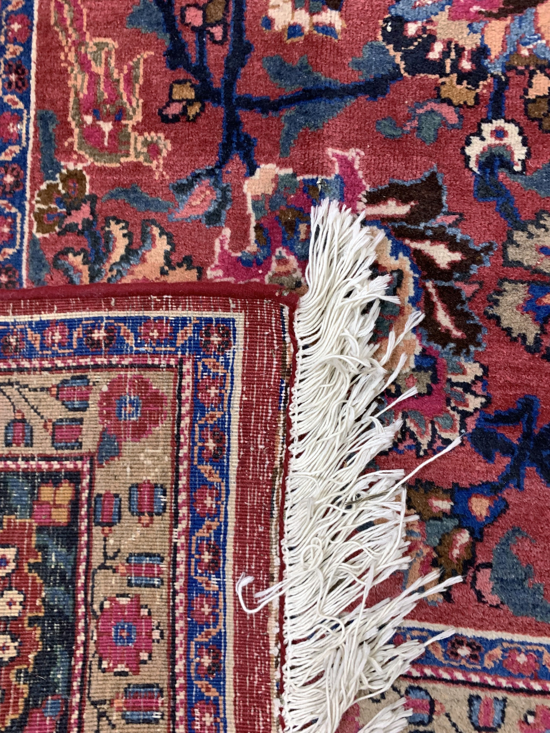 Detail h: Mesched, Persien, Mitte 20.Jhd, Wolle auf Baumwolle, ca. 395 x 295 cm, EHZ: 2