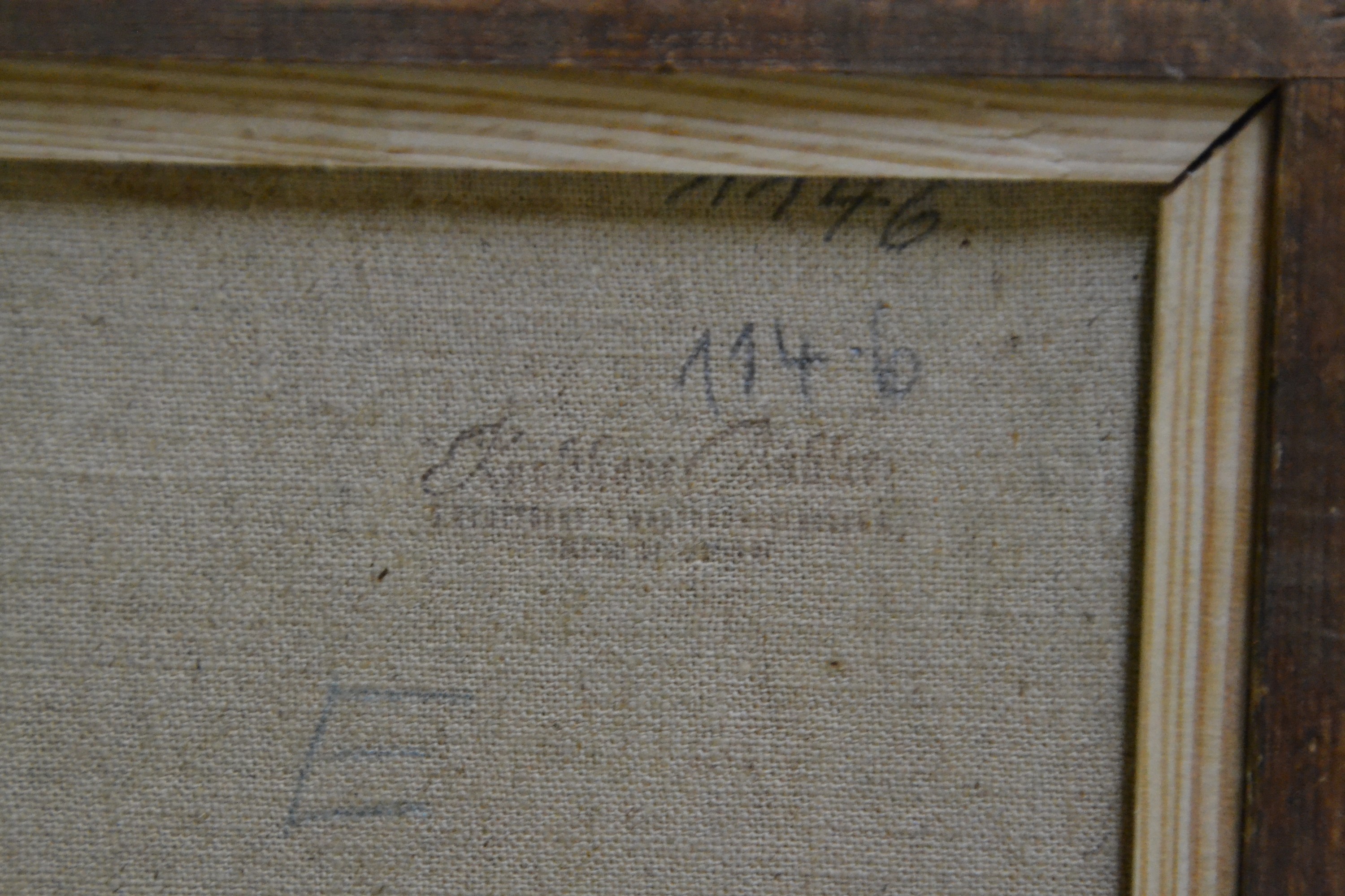 Detail e: Otto Dill, 1884 Neustadt-1957 Bad Dürkheim, "Notre Dame zu Paris", 1948, Blick über Pariser Verkehr auf die Westfassade von Notre Dame, ...