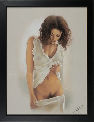 26835250k - Denis Prenzel, geb. 1971, Konvolut aus 2 Akt-Pastellen, jeweils handsign., und ...