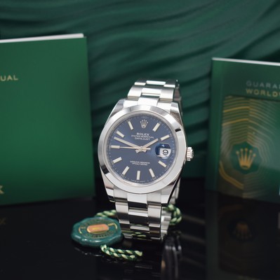 Image ROLEX Herrenarmbanduhr Oyster Perpetual Datejust 41 Referenz 126300, ...