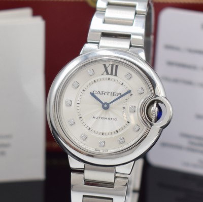 26835990a - CARTIER Damenarmbanduhr Ballon Bleu Referenz WE902074, Automatik, Edelstahlgeh. inkl. ...