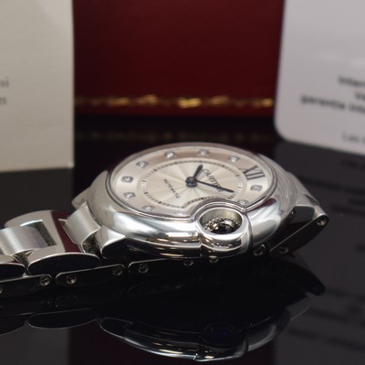 26835990b - CARTIER Damenarmbanduhr Ballon Bleu Referenz WE902074, Automatik, Edelstahlgeh. inkl. ...