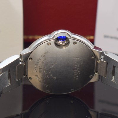 26835990c - CARTIER Damenarmbanduhr Ballon Bleu Referenz WE902074, Automatik, Edelstahlgeh. inkl. ...