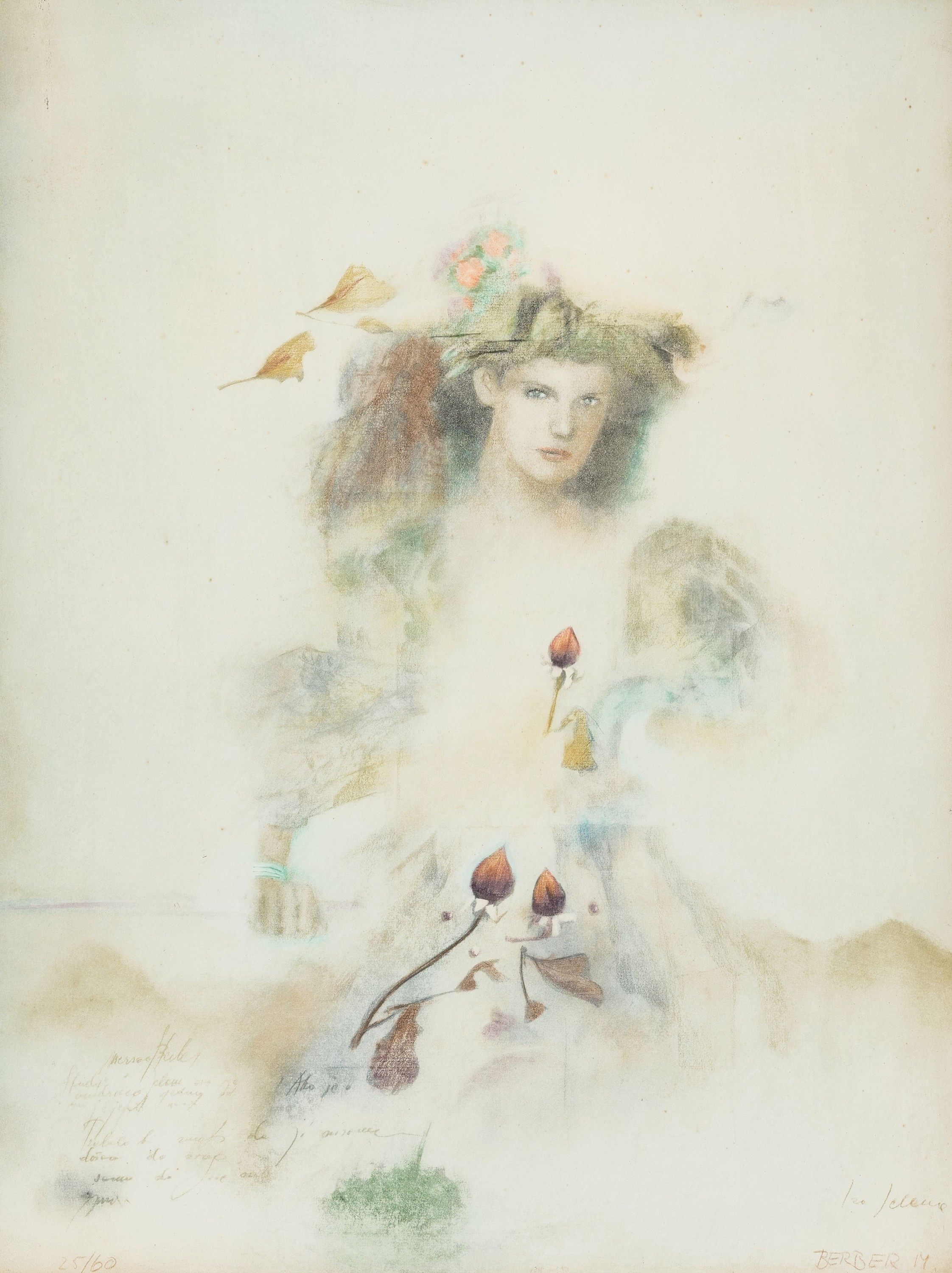 Mersad Berber, geb. 1940 Bosnien, 2 Farblithographien, sign., num., je unter Glas gerahmt, R. 60x48 cm, R. 98x76 cm