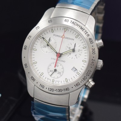 26836024a - PORSCHE DESIGN Damen Armbandchronograph Referenz 6604.41.1, quarz, Edelstahlgeh. inkl. ...
