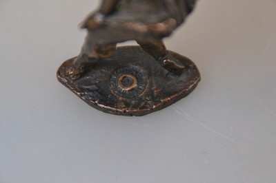 26836058c - Mari Andriessen, 1897-1979 Haarlem, Bronzefigurine, "Meestrechter Geis", ...