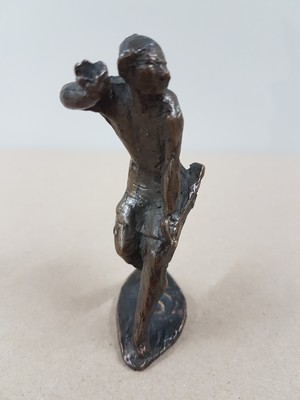 26836058e - Mari Andriessen, 1897-1979 Haarlem, Bronzefigurine, "Meestrechter Geis", ...
