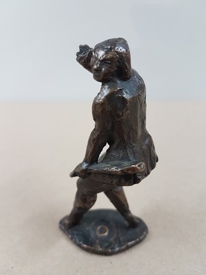 26836058f - Mari Andriessen, 1897-1979 Haarlem, Bronzefigurine, "Meestrechter Geis", ...