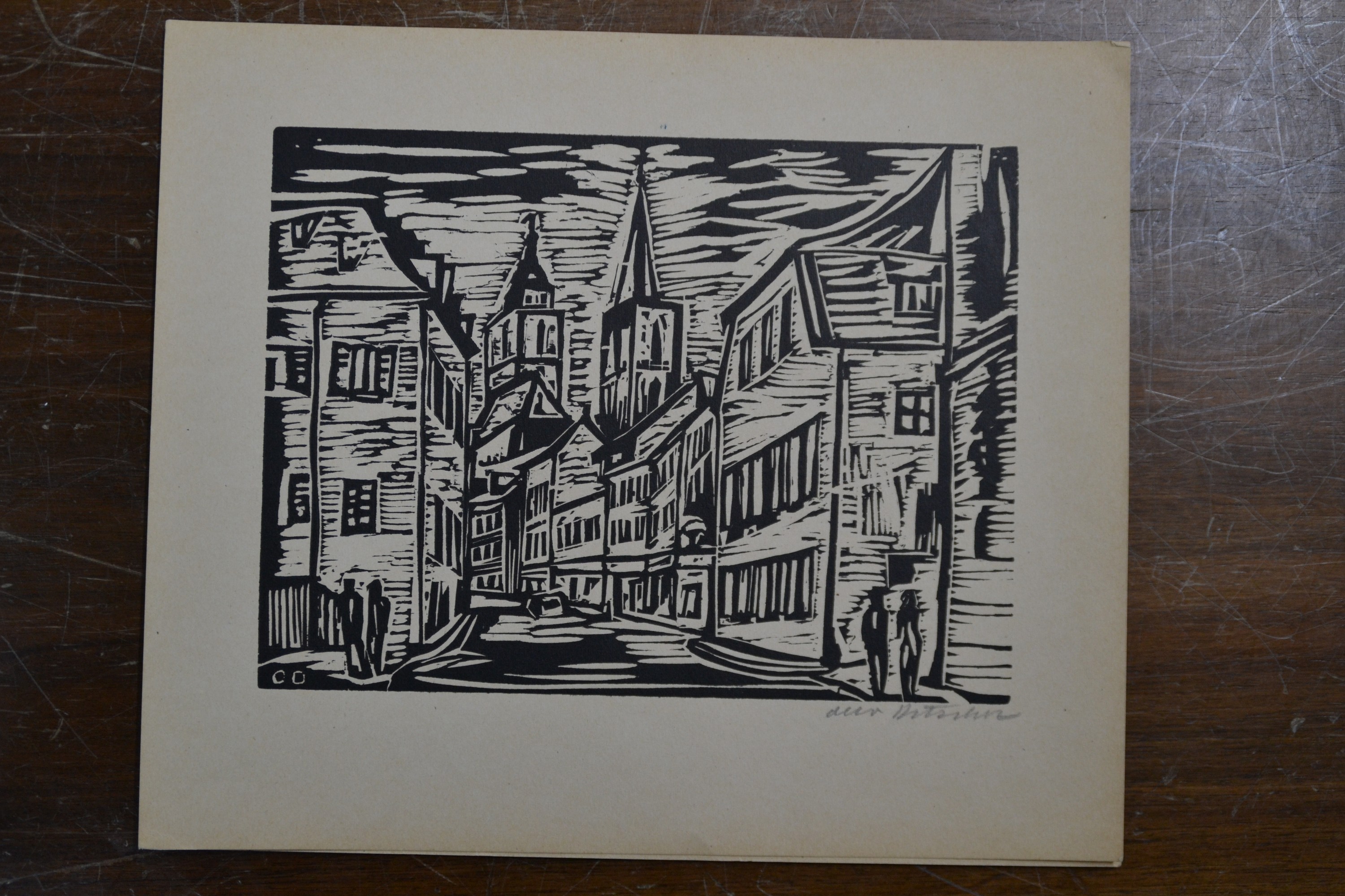 Detail b: Otto Ditscher, 1903 - 1987 Neuhofen, Studium an den Akademien München und Karlsruhe, bekannter Pfälzer Maler und Mitglied der Pfälzer Sezession, ...