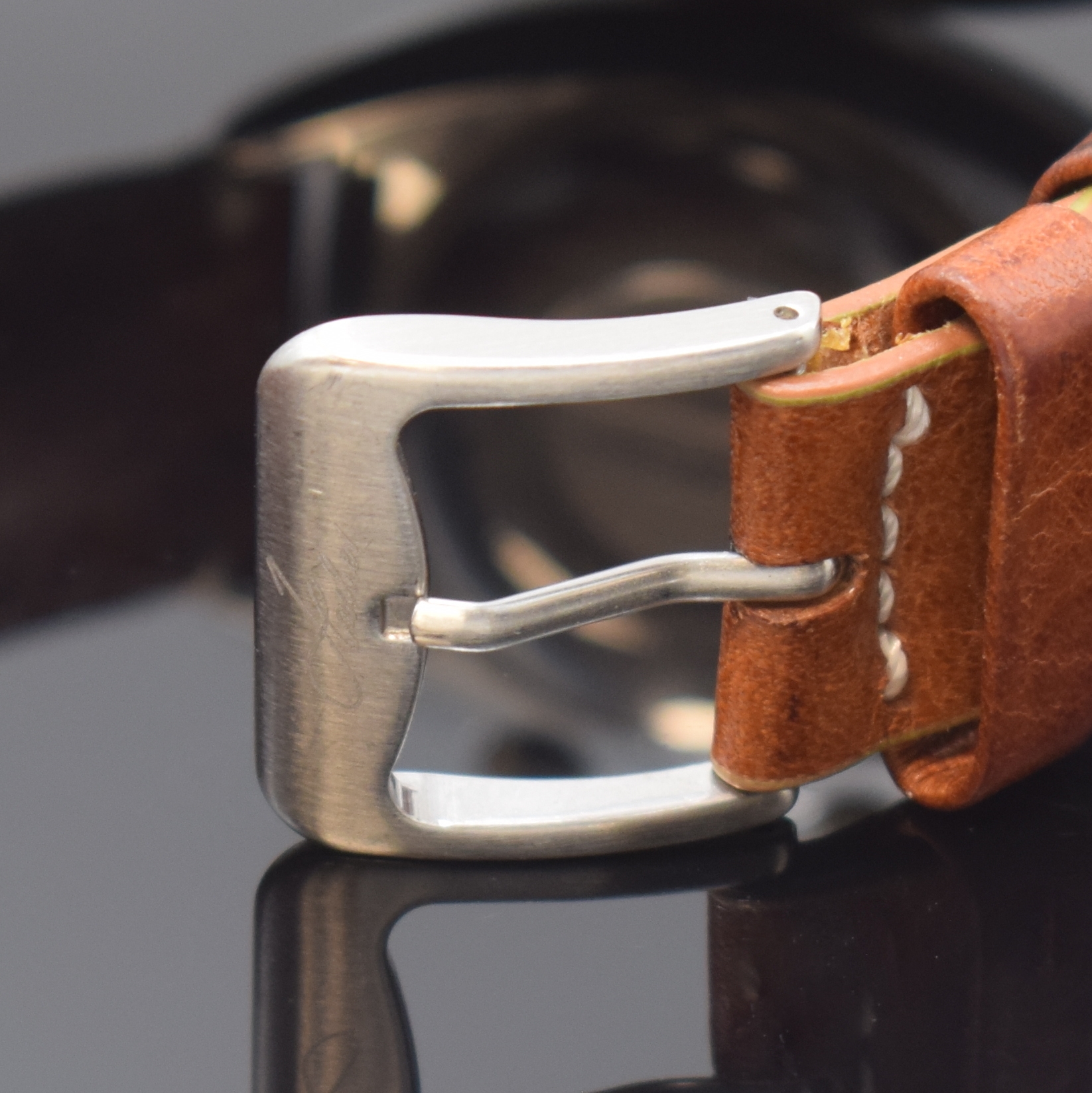 Detail b: FELCA Worldtime seltene Herrenarmbanduhr Referenz 8100, Automatik, Schweiz um 1970, Edelstahl Super-Compressor-Gehäuse, Boden verschr., ...