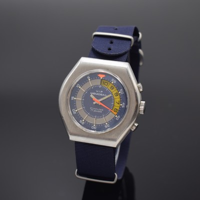 Image V.I.P. MEMOSAIL Yachting-Chronograph, Schweiz um 1970, Handaufzug, massives ...