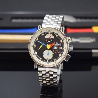 Image ALAIN SILBERSTEIN Krono Bauhaus auf 500 Stück limitierter Armbandchronograph, ...