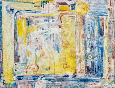 Image 26836377 - Otto Ditscher, 1903-1987 Neuhofen, Abstrakte Komposition, Aquarell und Gouache auf ...