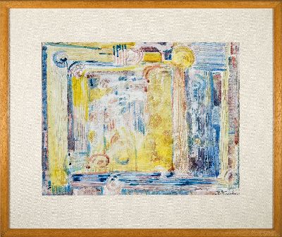 26836377k - Otto Ditscher, 1903-1987 Neuhofen, Abstrakte Komposition, Aquarell und Gouache auf ...
